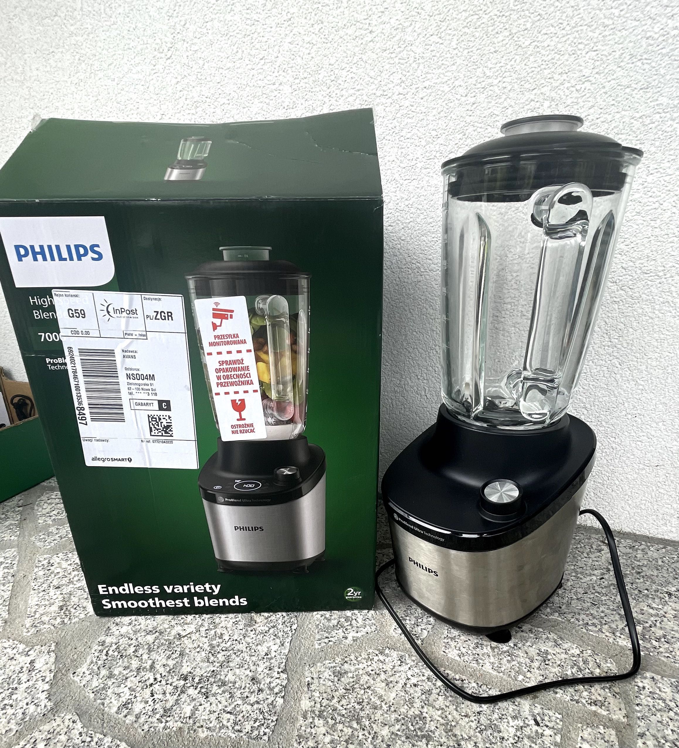 Blender kielichowy PHILIPS 7000 Series HR3760/00