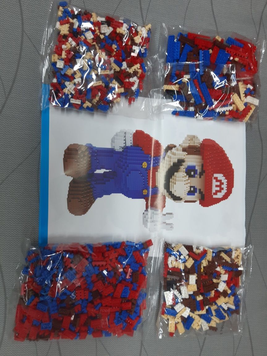 Figurka Super Mario Bros z mini klocków