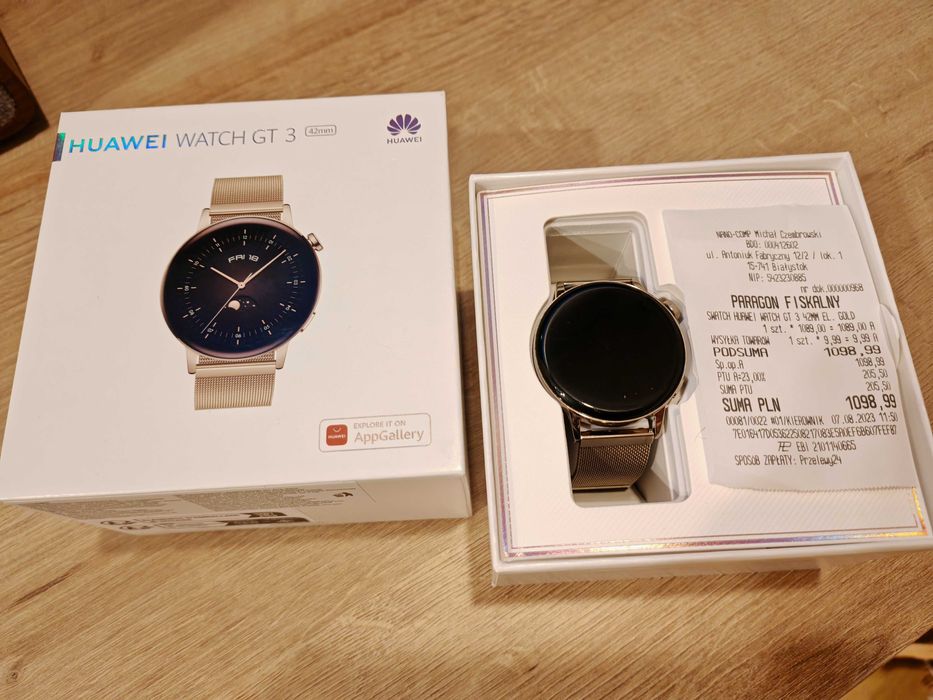 Zegarek Huawei Watch GT 3 Elegant 42mm - opis