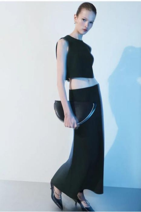 Cos новая шерстяная юбка А-силуэта