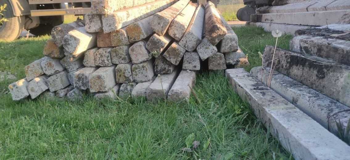 Столб Столбики для забора ограждения паркану сетки рабица проволока