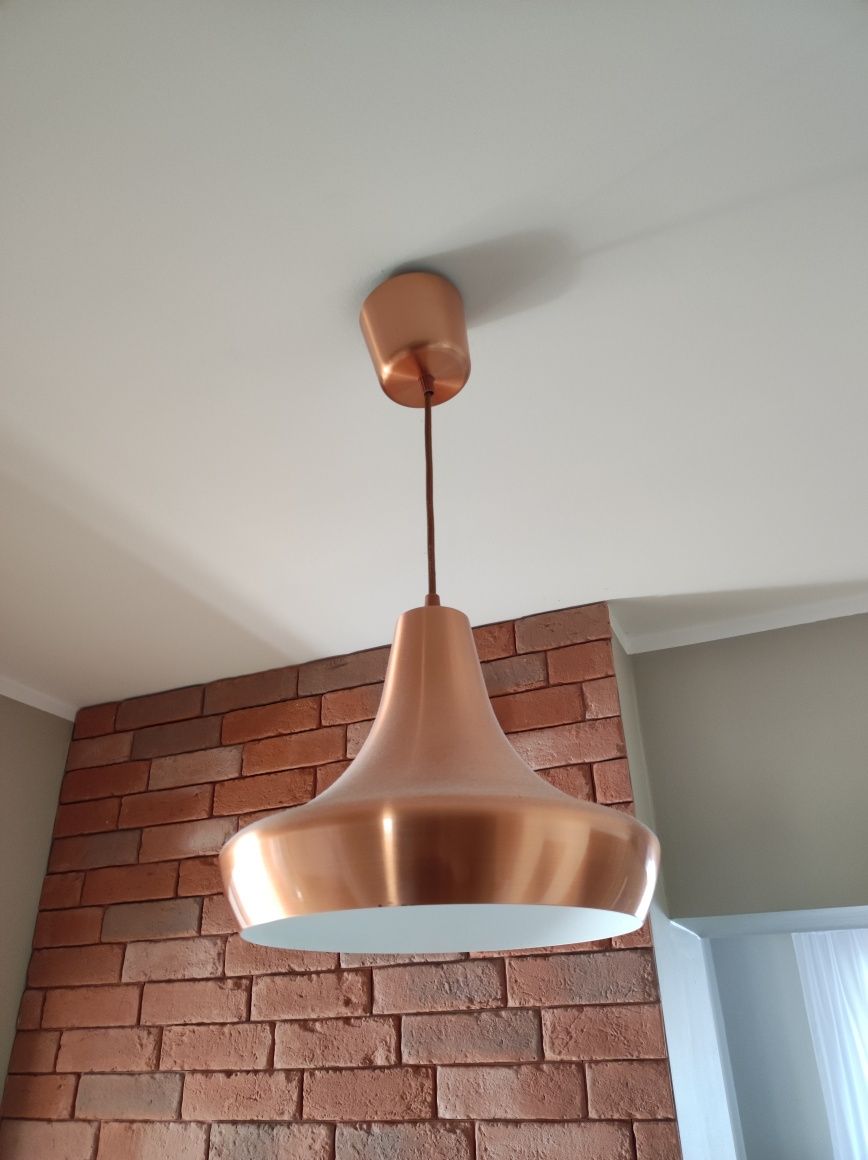Lampa miedziana/ rosegold Ikea Tjugofem