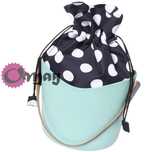 Granatowy organizer do OBAG BASKET worek grochy cukierek komin OMAY