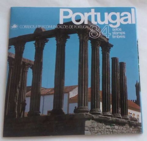Carteira anual selos Portugal 84
