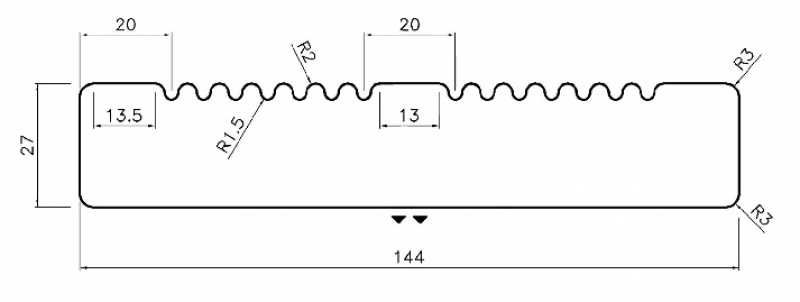 Deska Tarasowa Impregnowana CL-3 27X144 KLASA AB Sosna Północna