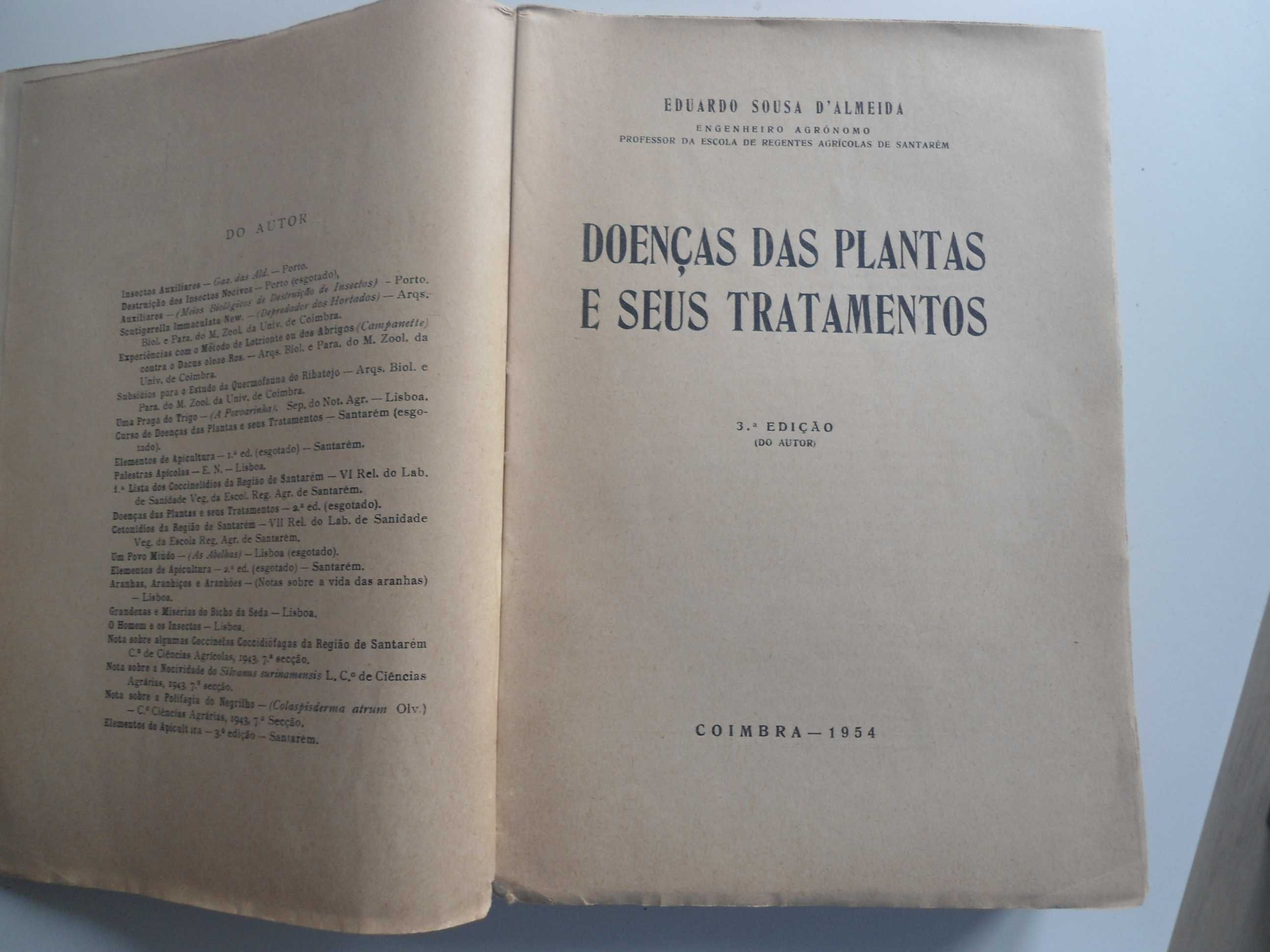 Doenças das Plantas e seus tratamentos de Eduardo Sousa d' Almeida