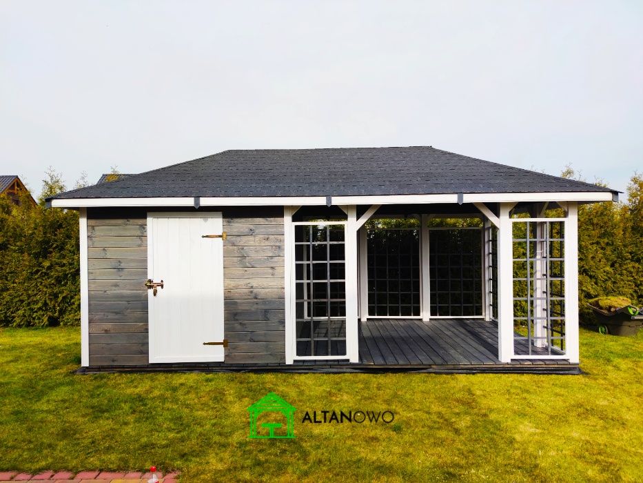 Altanka domek narzędziowy altana domek ogrodowy letniskowy 2w1