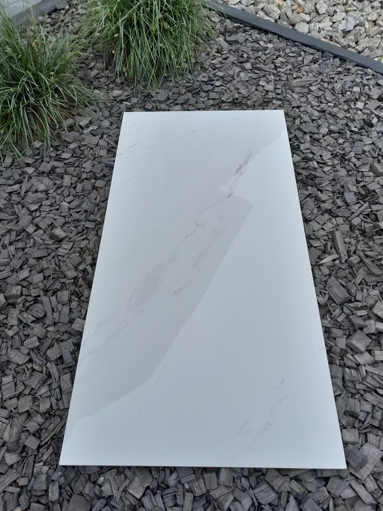 Gres Biały Marmur 60x120 Połysk Carrara