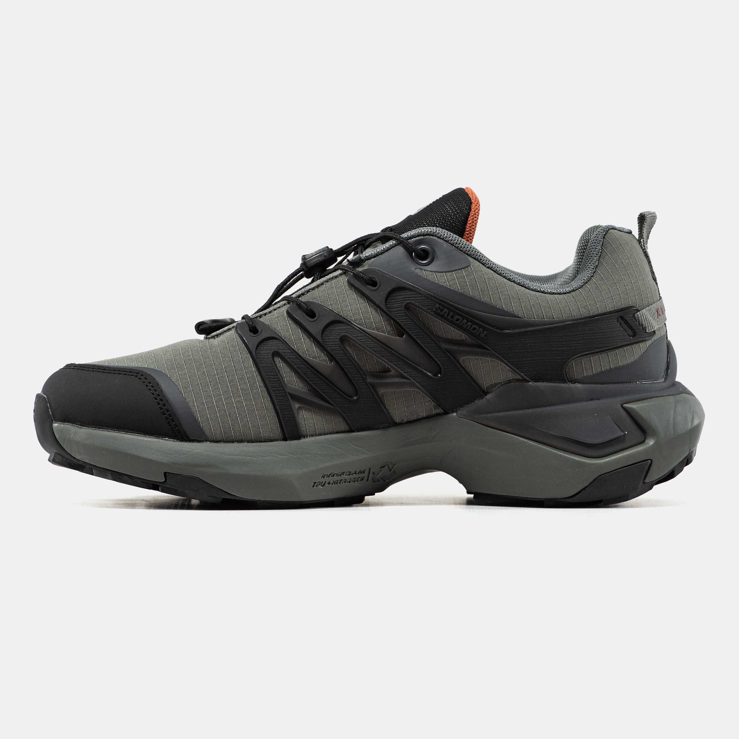 Чоловічі кросівки  Salomon XT Pu.Re Gore-Tex Термо сірий з чорним 2443