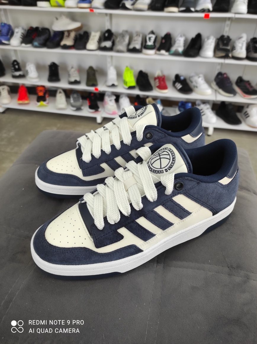 ОРИГІНАЛ 100% Кросівки Adidas Rapid Court Low Beige/Blue JP5254 39