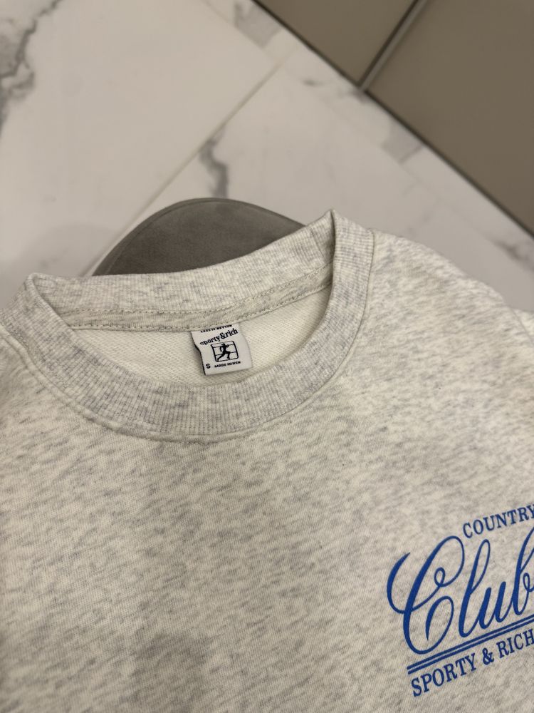 Свитшот Sporty & Rich оригинал худи толстовка Ace