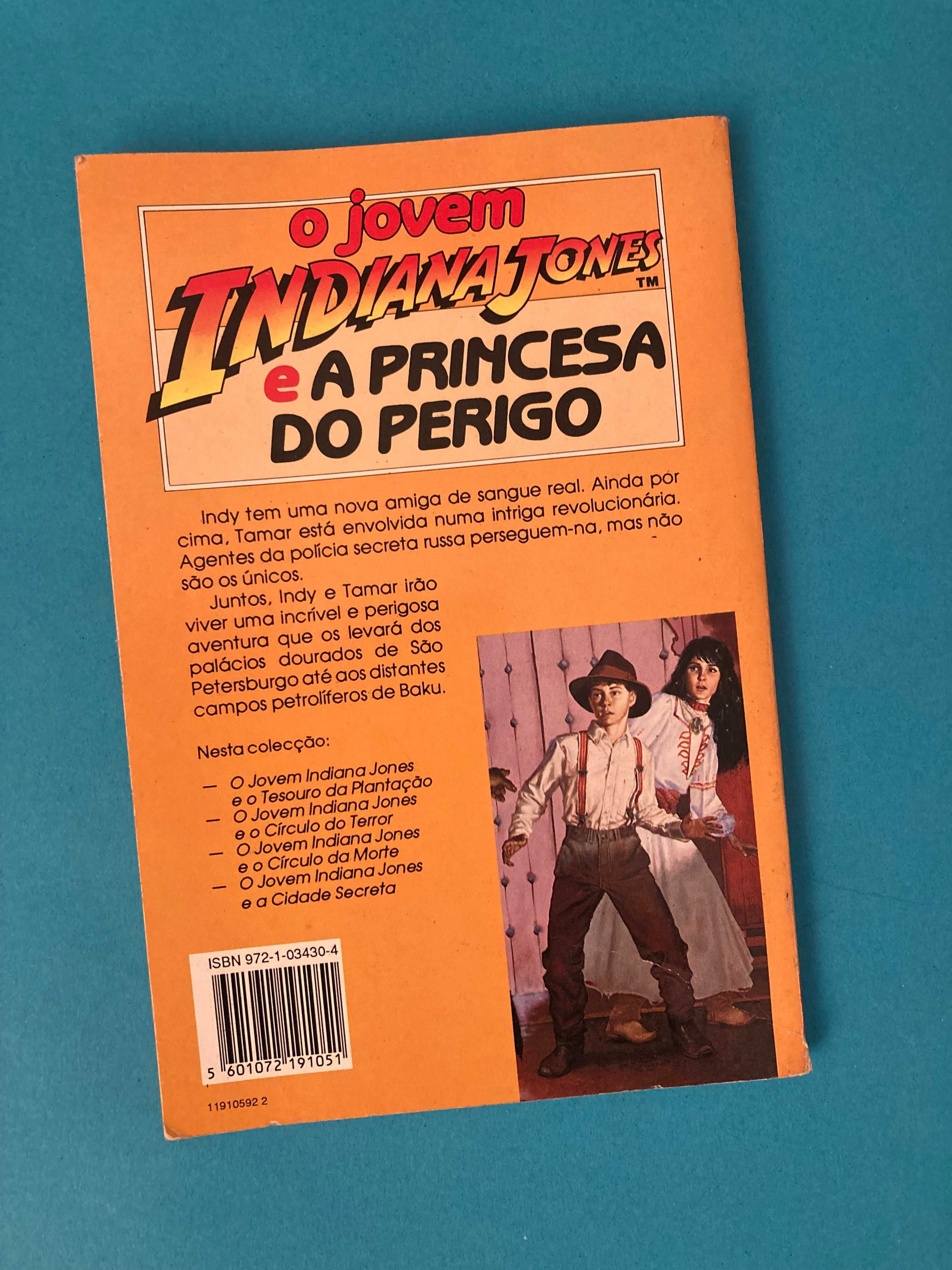 Livro O Jovem Indiana Jones e a Princesa do Perigo Pub. Europa América
