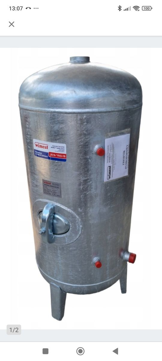 Zbiornik hydrofobowy 150L ocynkowany Wimest KPL