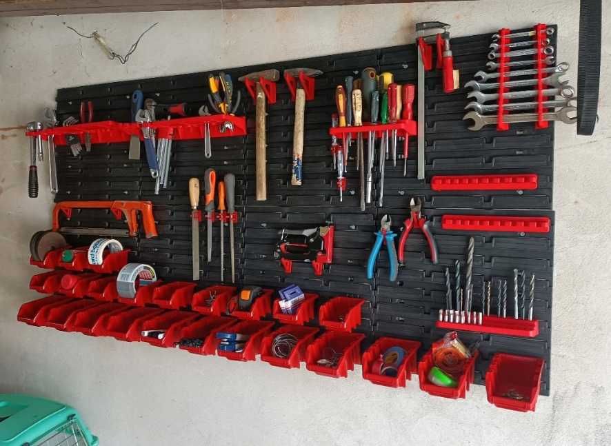 Органайзер панель для інструментів 115х39см дошка 7 контейнерів