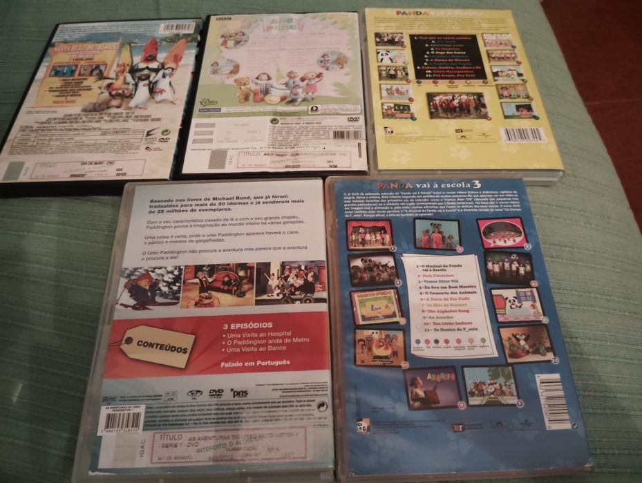 DVDs Infantis Usados