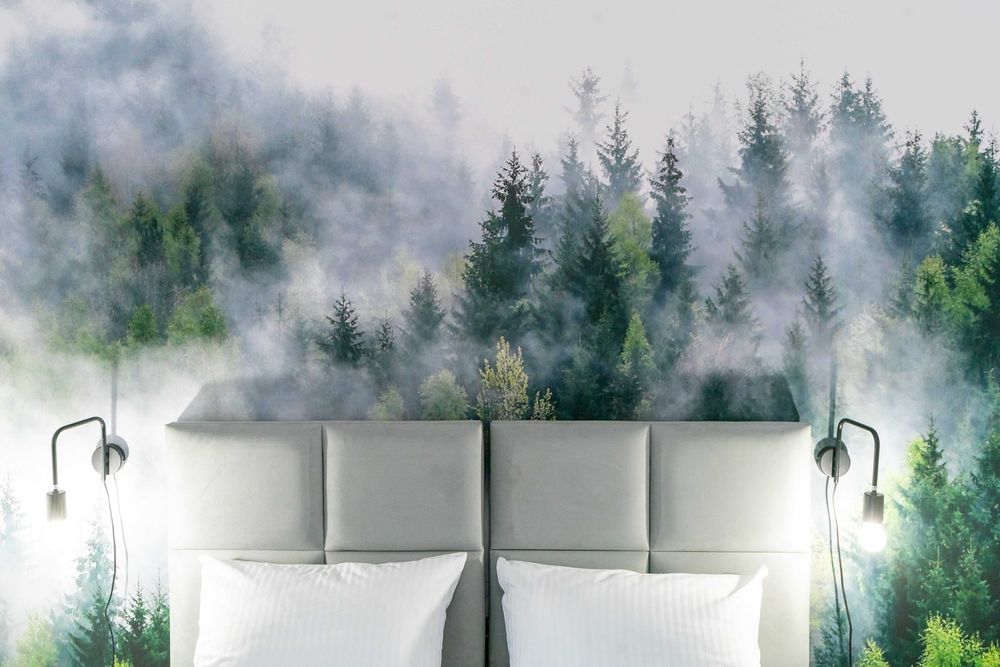 Widoki góry Apartament nocleg SPA weekend Szczyrk jacuzzi sauna Jesień