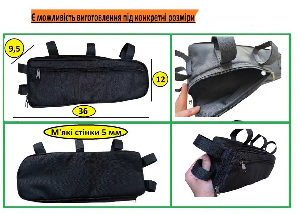 Велосумка для аккумулятора велосипедная сумка акб электровелосипеда