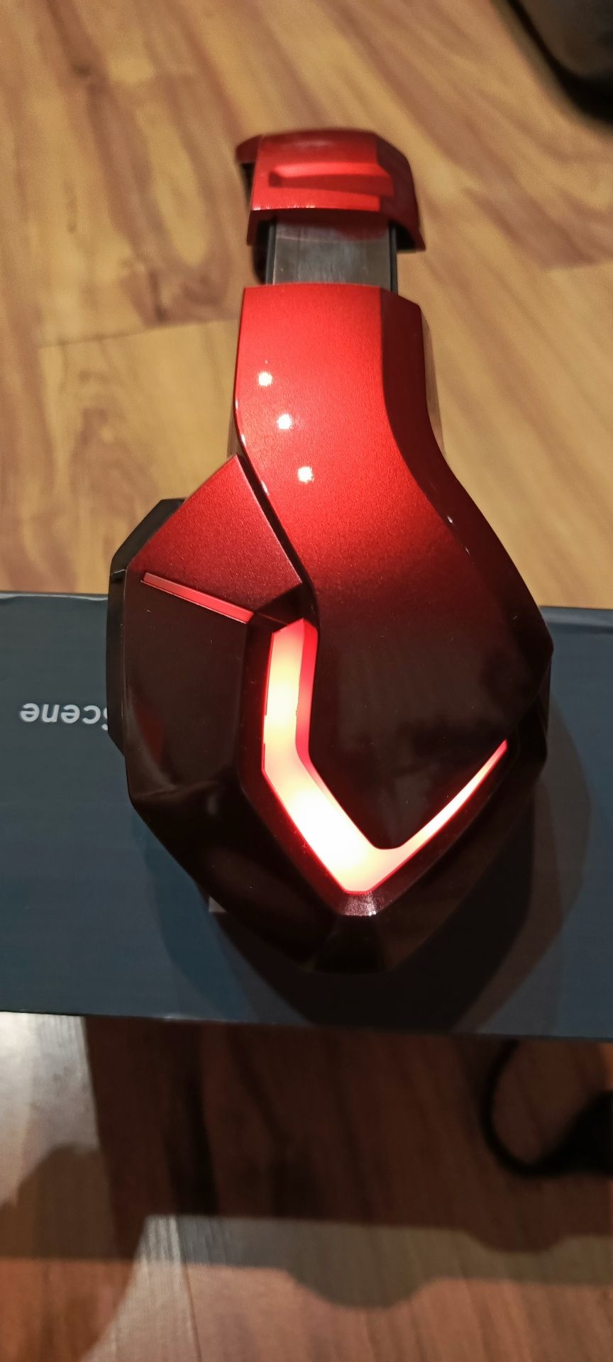 Słuchawki gamingowe Headset z podświetleniem LED.