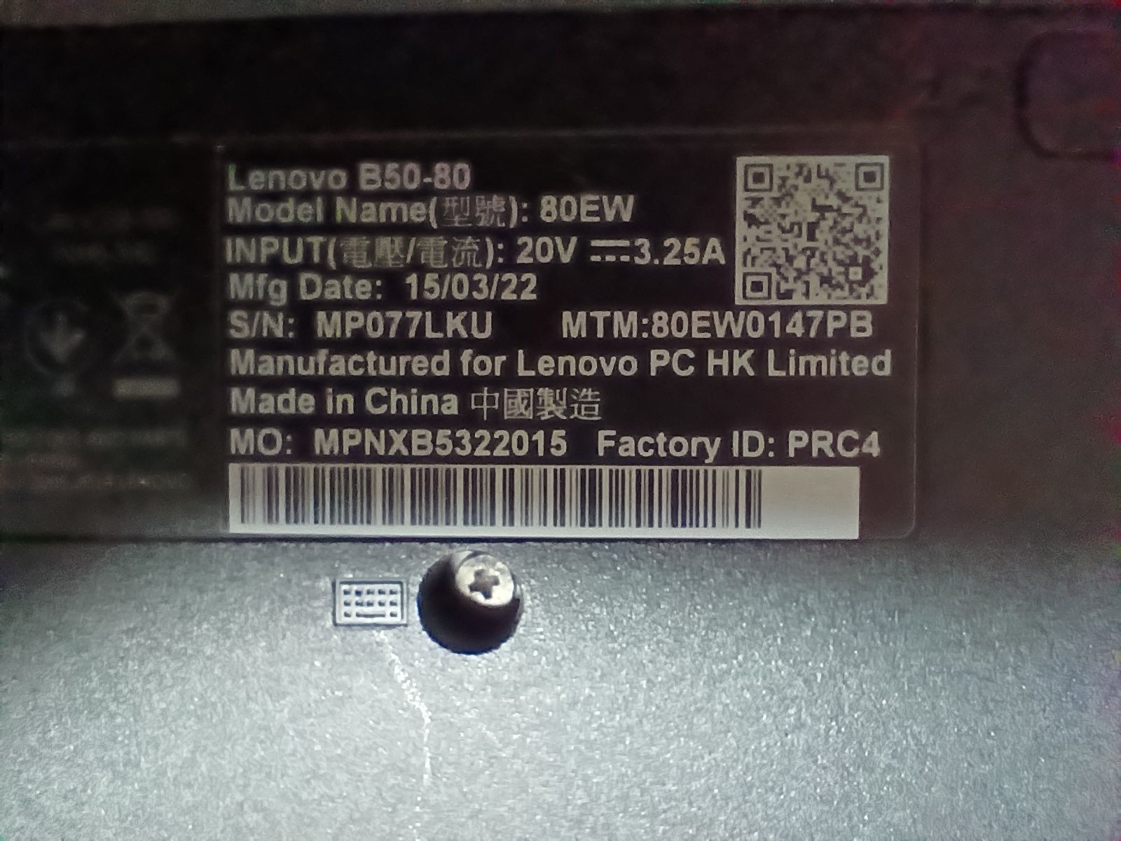 Laptop Lenovo B50-80, i3 5 gen. 8 GB RAM, nowy dysk SSD