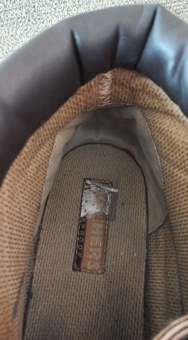 Buty trekkingowe męskie wodoodporne, skóra Skechers Sergeants Eu 43 uk