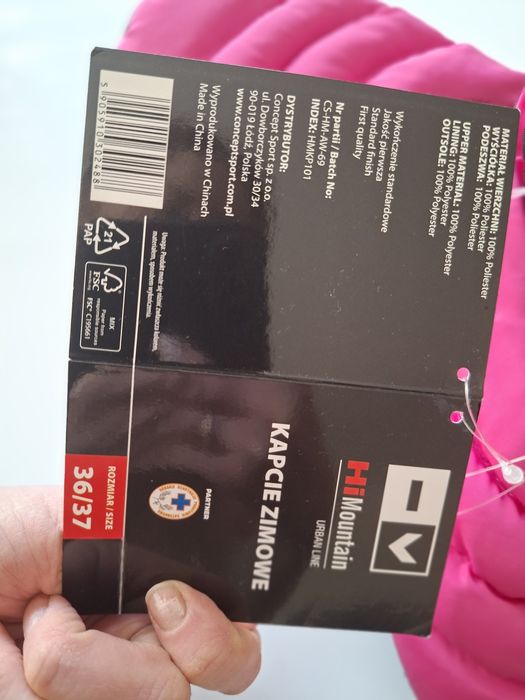 Kapcie HiMountain 36/37