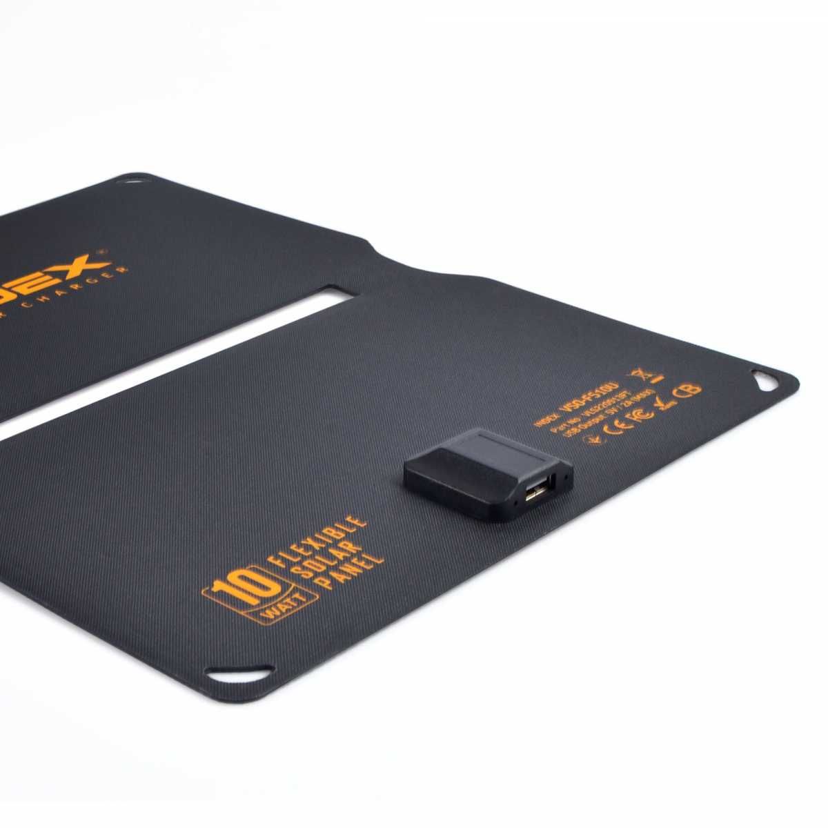 Przenośna ładowarka solarna panel 10W USB 3w1