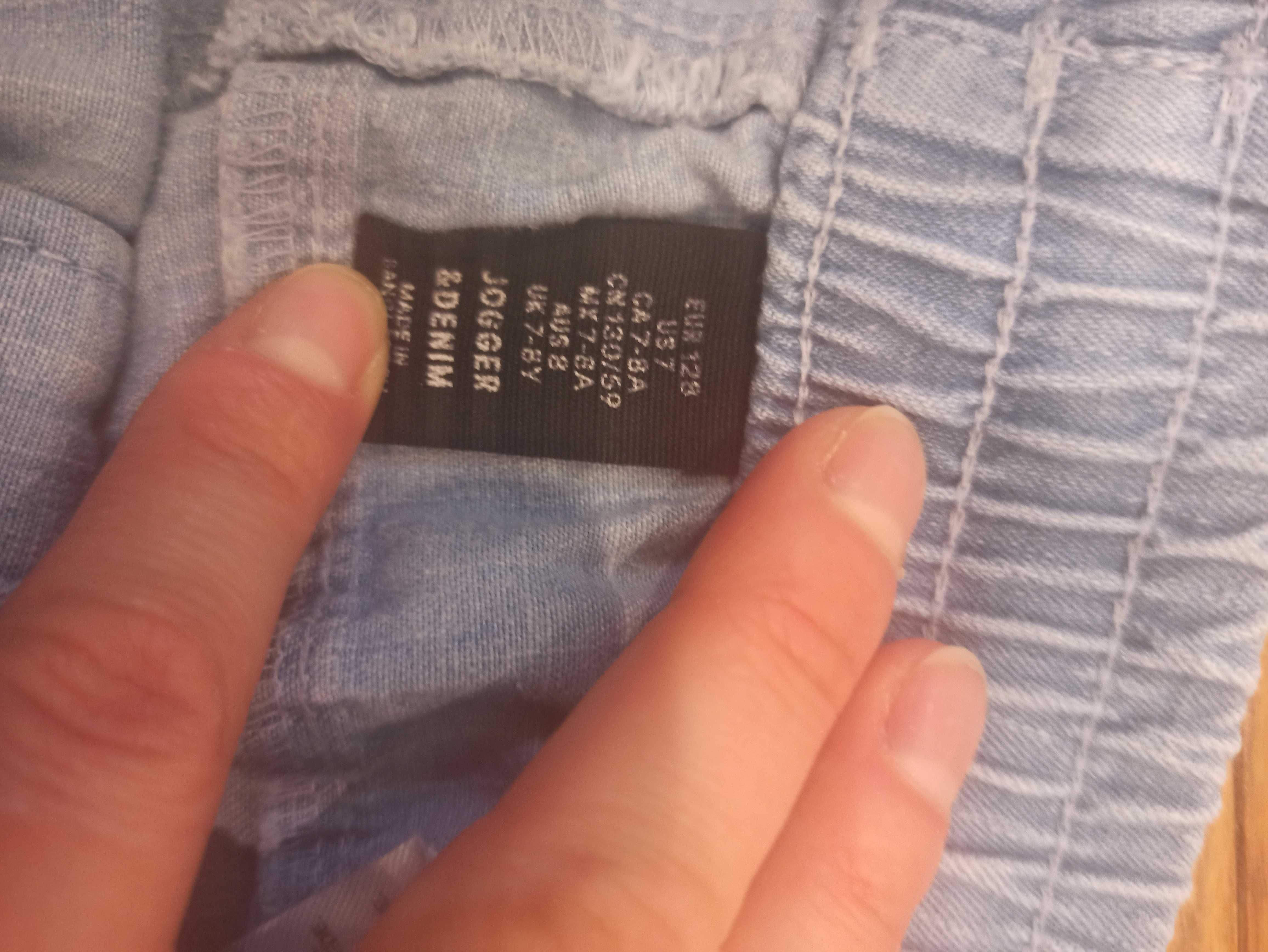 Spodnie jeans 128 hm