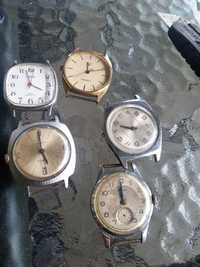 Stare męskie  zegarki Prl zestaw