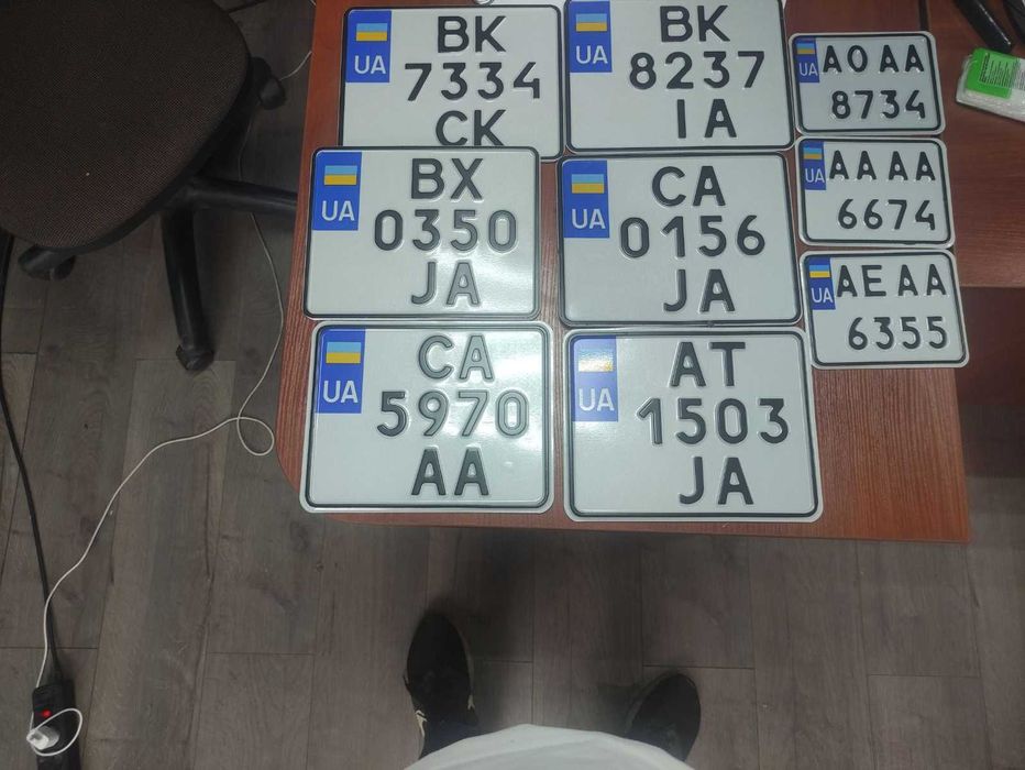 ДЕШЕВО‼️Номери на мотоцикл‼️ Квадратные Дубликаты номеров скутер мопед