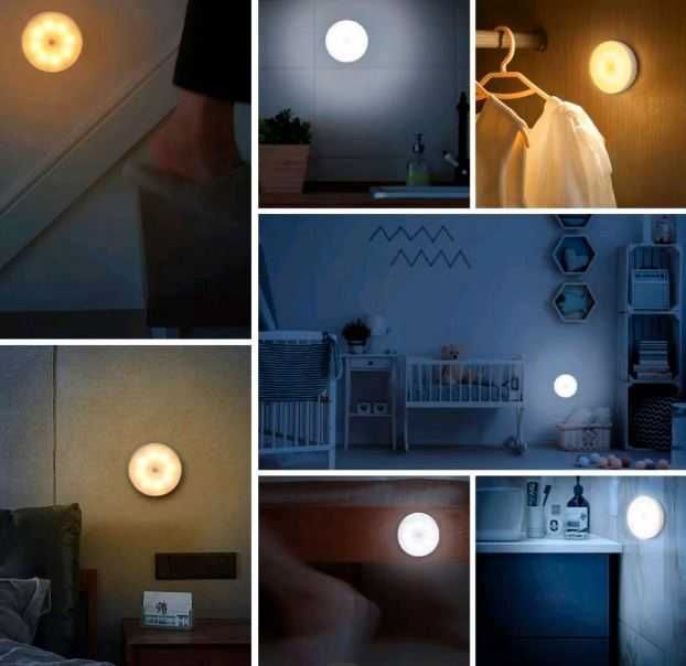 Luz LED com Sensor de Movimento - Carregamento USB - NOVO