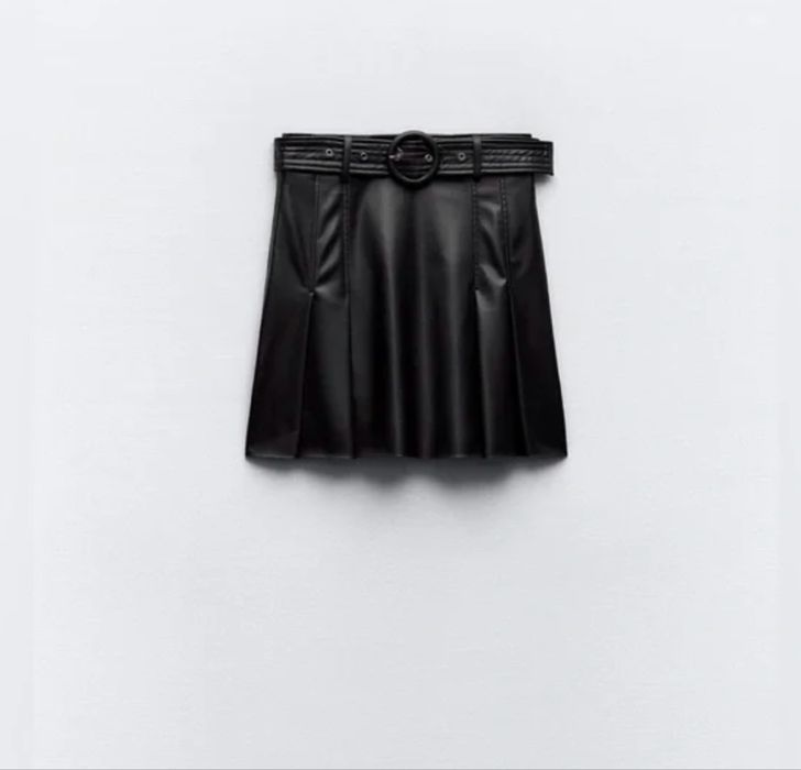 Шкіряна спідниця Zara 36р