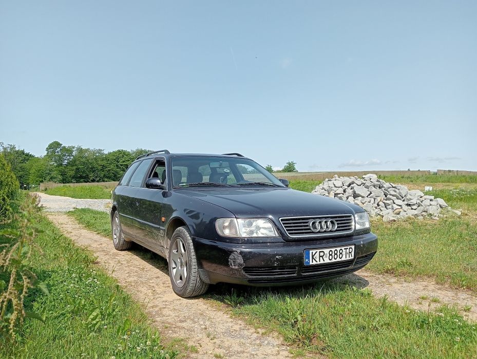 Audi A6 C4 2.5 TDI 140km 1997 rok 6 Biegów Jasna Skóra Szyberdach Hak