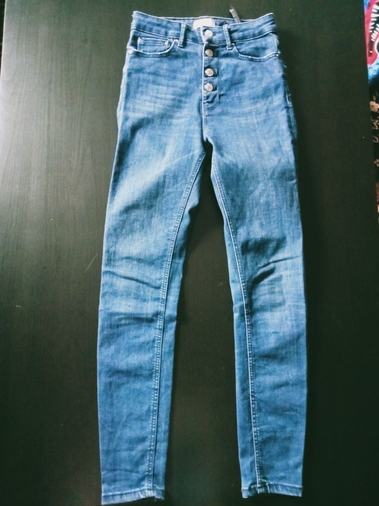 Zara Premium  spodnie jeans  r.XS
