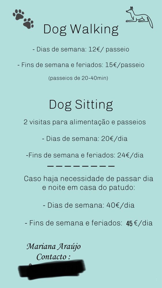 Passeio cães e faço petsitting