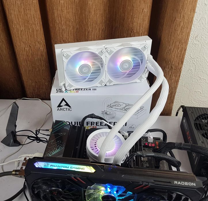 Artic freezer iii 240 rgb branco cooler liquido