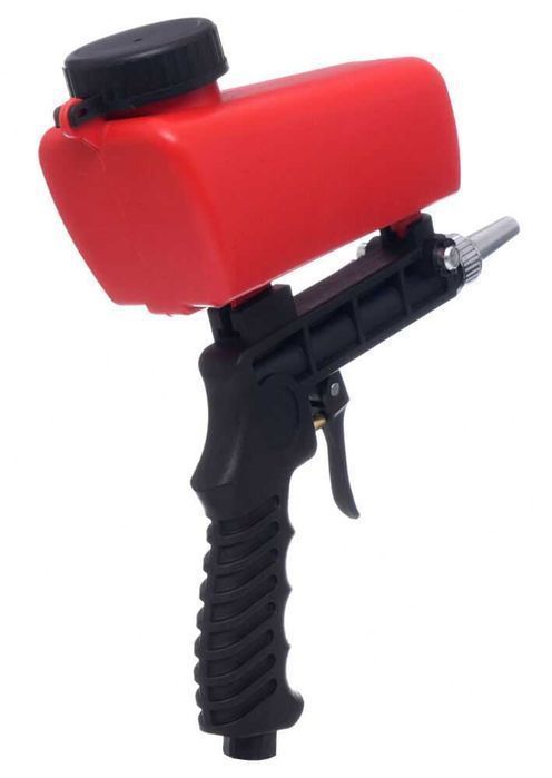 Pistolet do piaskowania, sodowania ze zbiornikiem