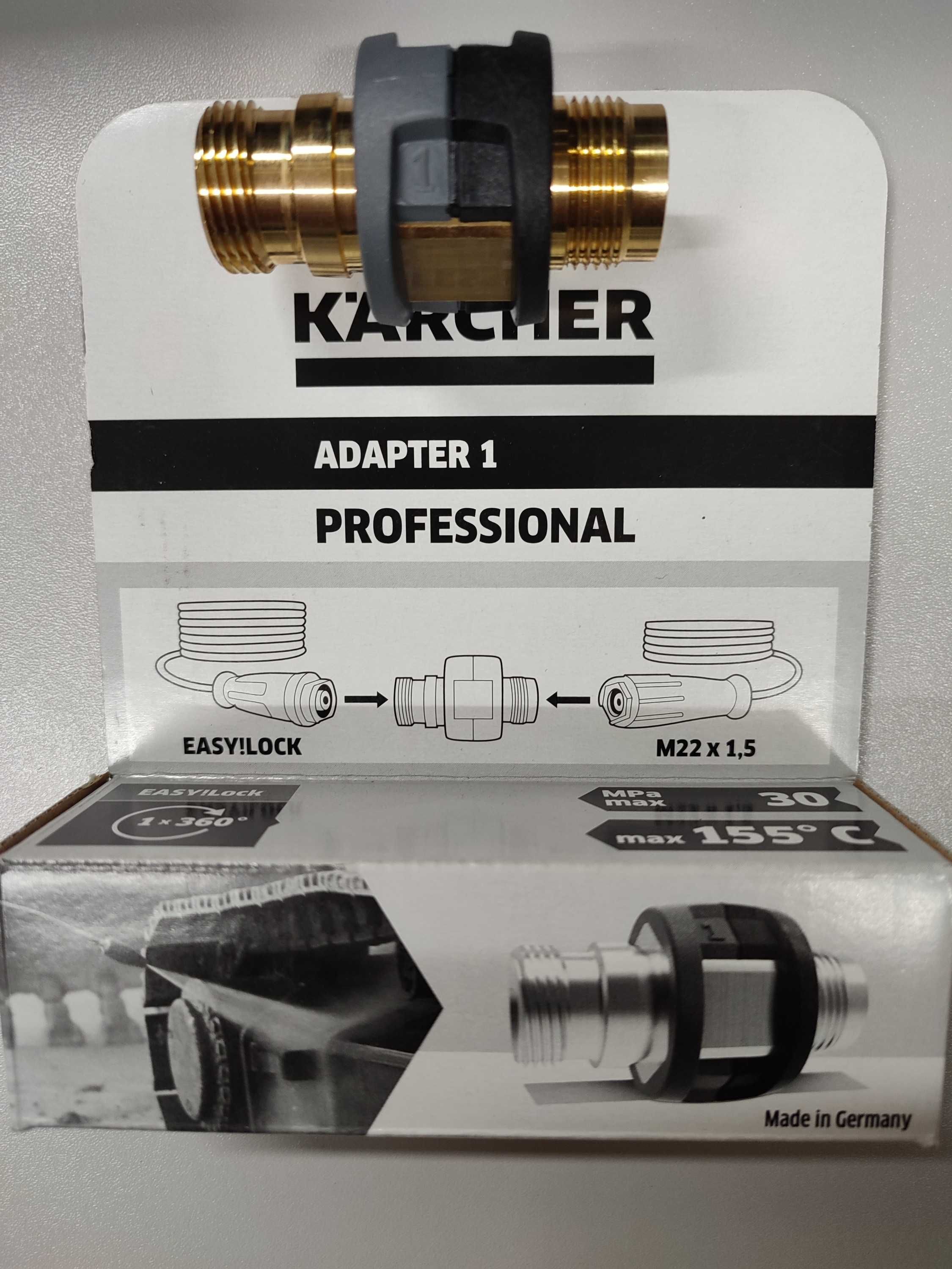 Adapter 1 i 9 Karcher złączka węży M22x1,5 + Easy Lock Nypel