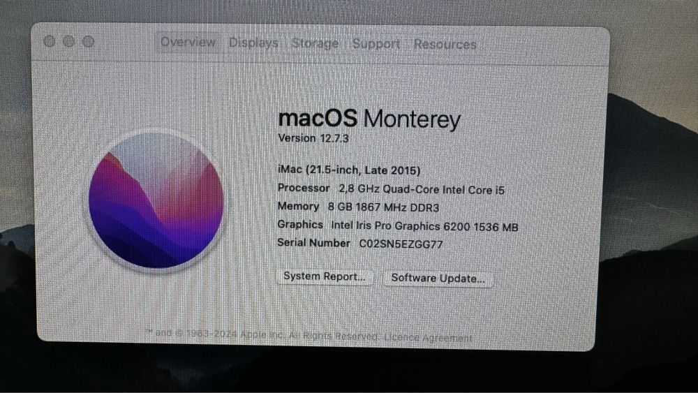 iMac 21,5” 1 TB 2017