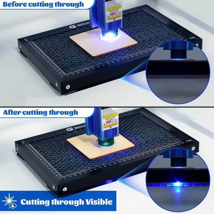 Mesa de Corte a Laser em Favos de Mel Maquina a Laser Sculpfun 40CM