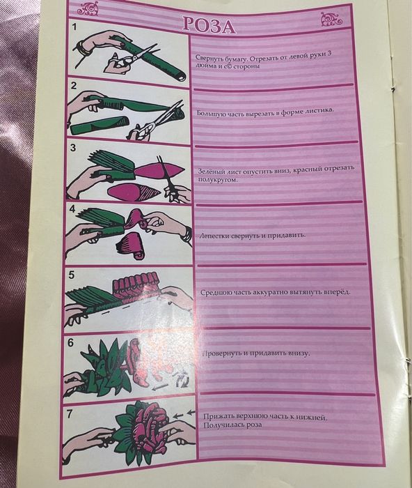 Паперове мистецтво, фігурки з паперу, інструкція