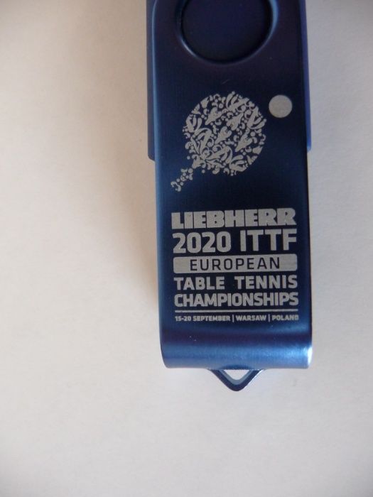 Kolekcjonerski pendrive 2020 ITTF European Table Tennis Championships