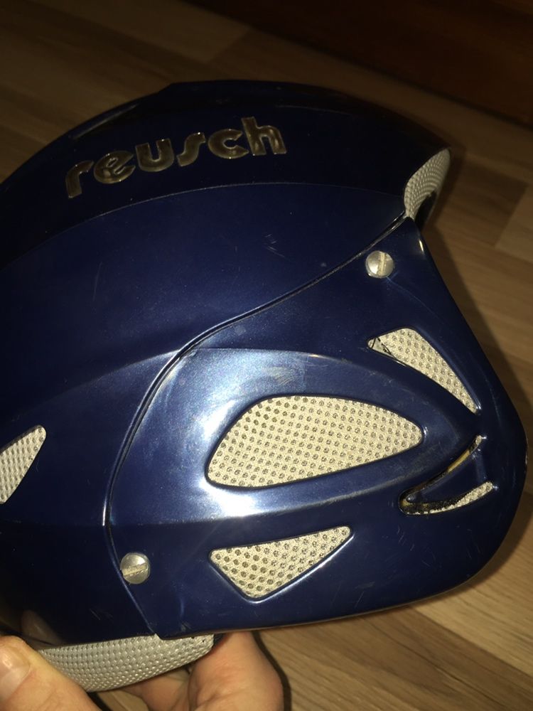 Лижний шолом Reusch, шлем для сноуборда синій