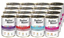 Karma dla psa szczeniaka Dolina Noteci Premium Junior mix - 20 sztuk