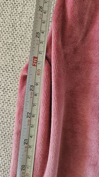 Spodnie welurowe r. 134