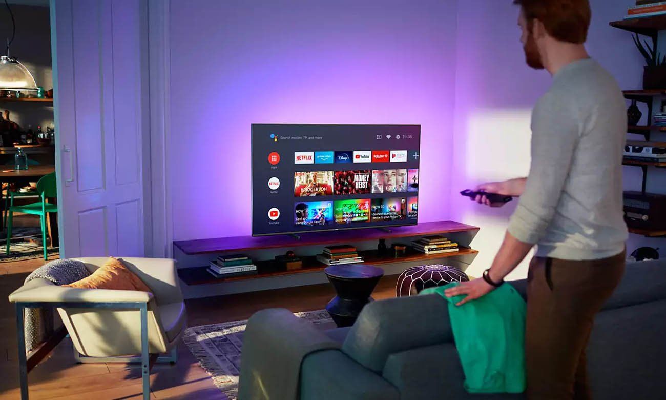 Philips 50 cali 4k android 3xAmbilight Smart WiFi 50PUS7906 gw3m telew