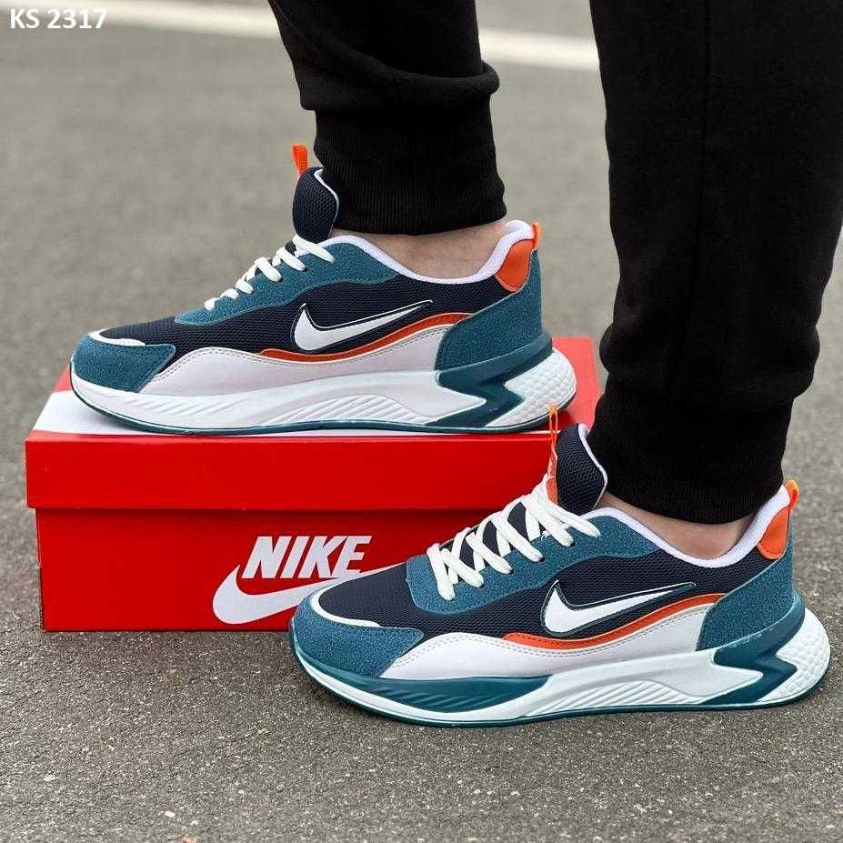 Кросівки Nike Air Blue White Wave. Арт: KS 2317