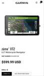 Мотонавигатор GARMIN Zumo XT2