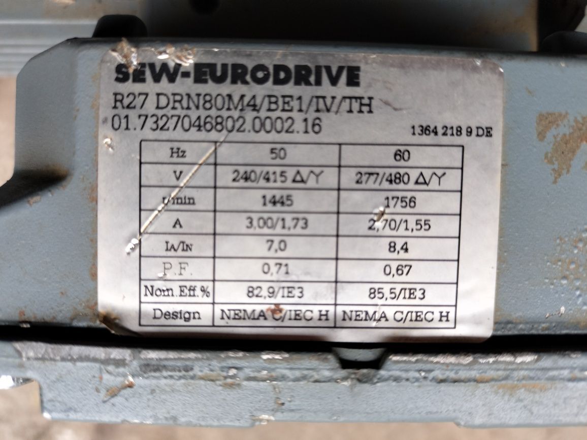 Мотор редуктор SEW EURUDRIVE
