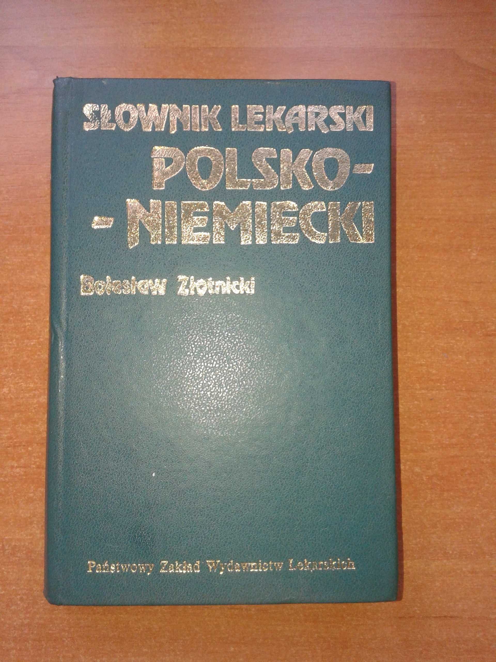 Słownik lekarski Polsko   Niemiecki Bolesław Złotnicki