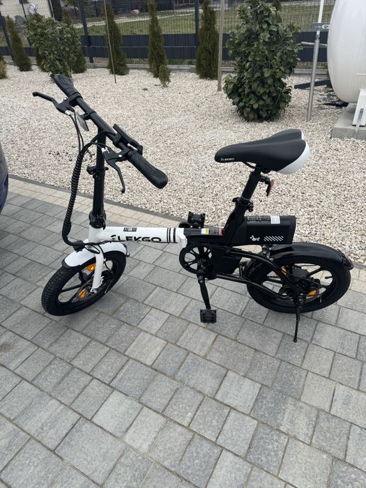 Rower elektryczny składany HITWAY bardzo lekki bateria wyjmowana